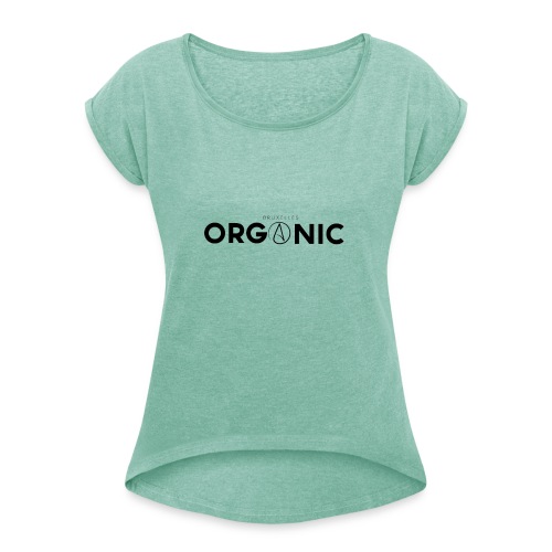 Organic Bruxelles - T-shirt à manches retroussées Femme