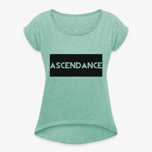 Acendancelogo - Women's T-Shirt with rolled up sleeves