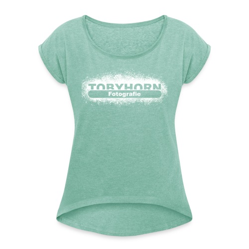 TobyHorn Fotografie - weiß - Frauen T-Shirt mit gerollten Ärmeln