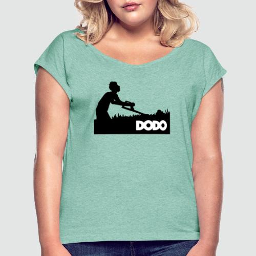 Dodo Hörspiel, das offizielle T-Shirt - Frauen T-Shirt mit gerollten Ärmeln