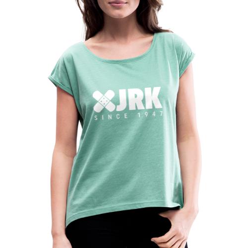 BJRK since 1947 - Frauen T-Shirt mit gerollten Ärmeln