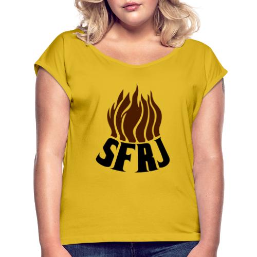 SFRJ - Frauen T-Shirt mit gerollten Ärmeln