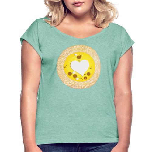 Sternentor der Wertschätzung - Sonja Ariel - Frauen T-Shirt mit gerollten Ärmeln