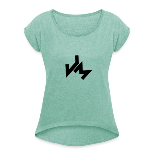 JayMasher Official Merchandise - Women's T-Shirt with rolled up sleeves
