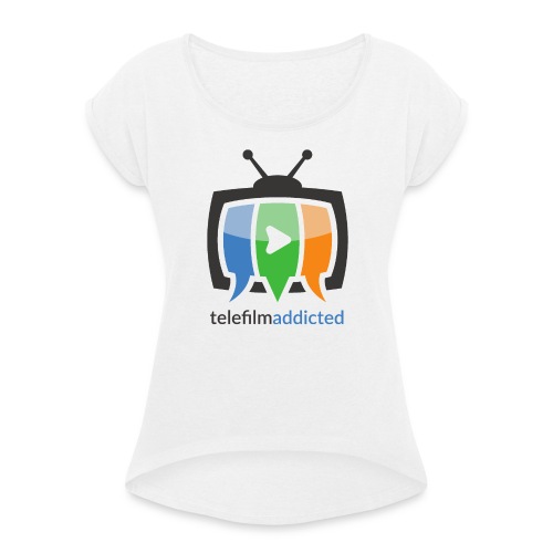 Telefilm Addicted Logo - Maglietta da donna con risvolti