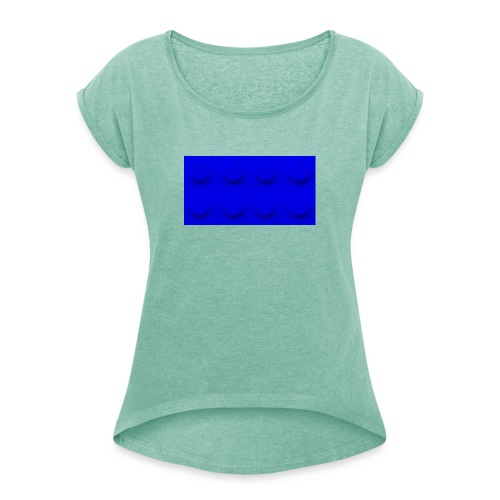 Brick - Vrouwen T-shirt met opgerolde mouwen