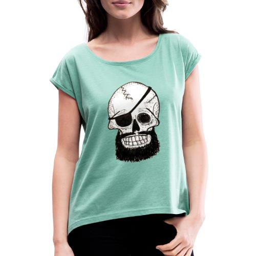 Bearded Skull - T-shirt à manches retroussées Femme