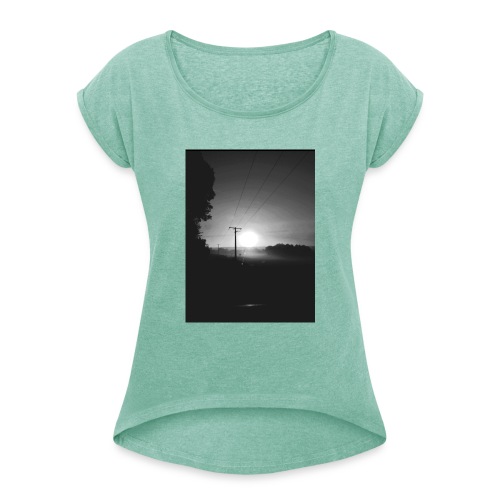 Sun Awake - T-shirt à manches retroussées Femme