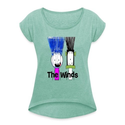 The Winds - Women's T-Shirt with rolled up sleeves