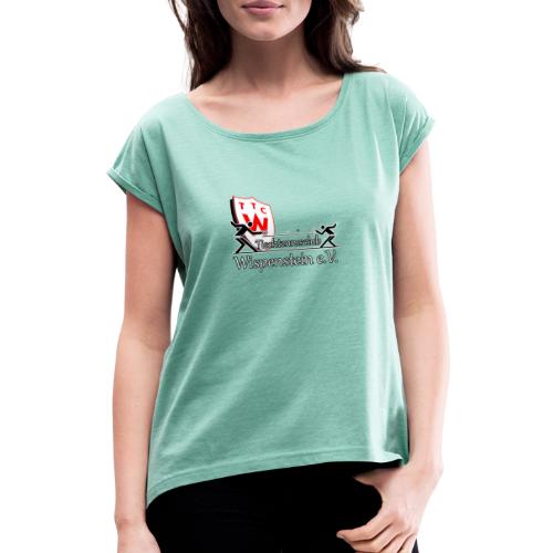 shirtneu gif - Frauen T-Shirt mit gerollten Ärmeln