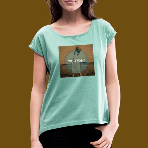 zonologiecover - Frauen T-Shirt mit gerollten Ärmeln