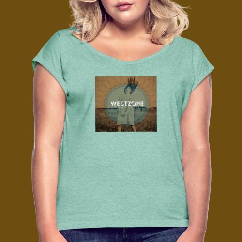 zonologiecover - Frauen T-Shirt mit gerollten Ärmeln