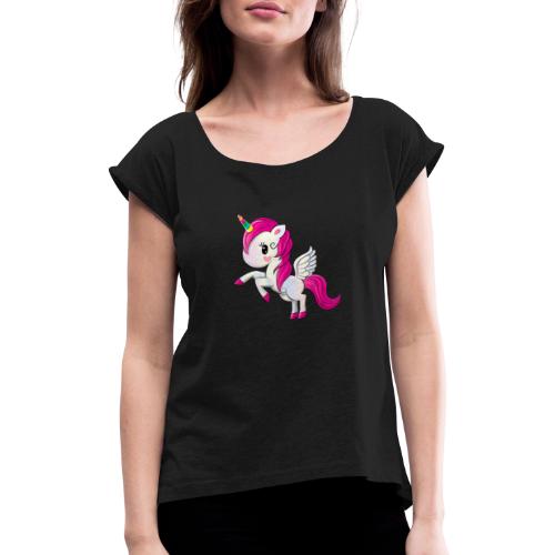 Unicorn minipony collection! - Maglietta da donna con risvolti