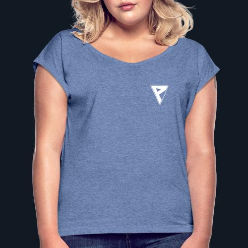Palerius 2D Logo - Women's T-Shirt with rolled up sleeves