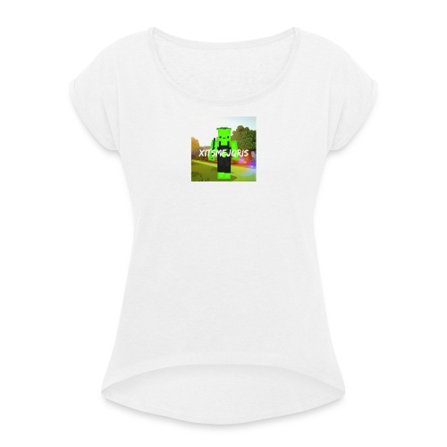 xItsMeJqris - Vrouwen T-shirt met opgerolde mouwen