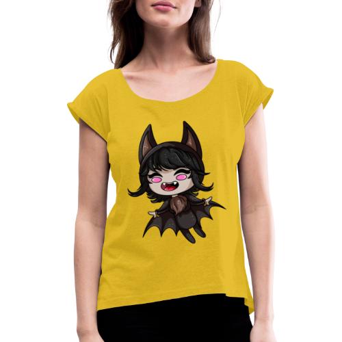 Chica Murciélago - Camiseta con manga enrollada mujer