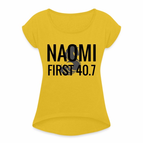 Naomi - First 40.7 - T-shirt med upprullade ärmar dam
