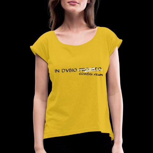 dubios - Frauen T-Shirt mit gerollten Ärmeln
