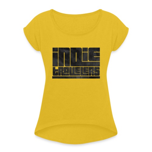 Indie Travelers - Camiseta con manga enrollada mujer