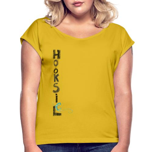 Hooksiel - Frauen T-Shirt mit gerollten Ärmeln