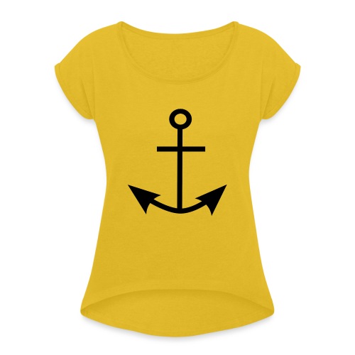 ANCHOR CLOTHES - Women's T-Shirt with rolled up sleeves
