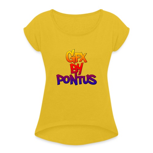 GFX By Pontus mugg - T-shirt med upprullade ärmar dam