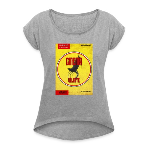 Scampo Giallo libro 2 0 - Frauen T-Shirt mit gerollten Ärmeln