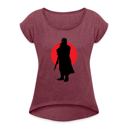 Soldier terminator military history army ww2 ww1 - Women's T-Shirt with rolled up sleeves