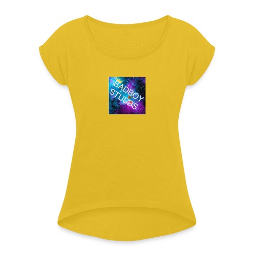 T-Shirts (Logo) - Women's T-Shirt with rolled up sleeves