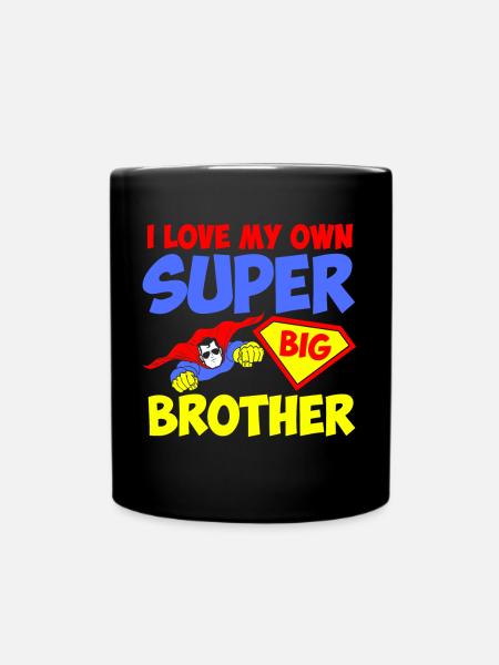 Brothers - Full Colour Mug - black
