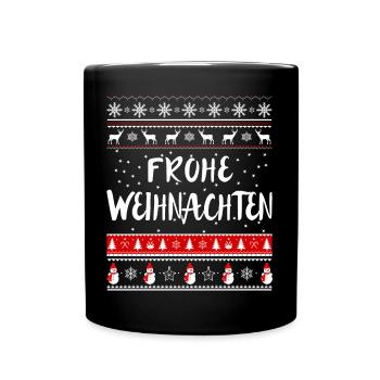 Merry Christmas - Christmas present - Full Colour Mug - black - Front