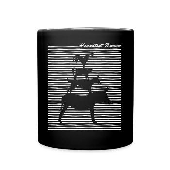 Hanseatic City of Bremen HB Weser Wappen Stadtmusikanten - Full Colour Mug - black - Front