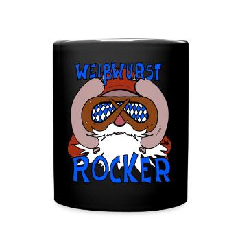 Weißwurst rockers - Full Colour Mug - black - Front