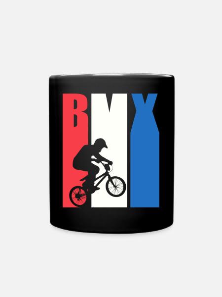 Design rétro cool BMX - Mug uni - noir