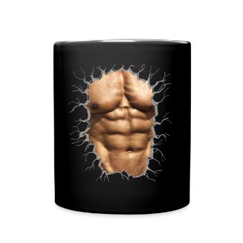 muscles 3 - Mug uni - noir - Devant