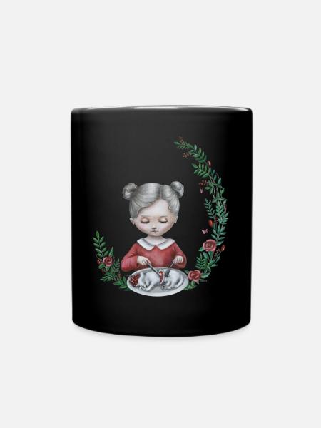 MEOW - Art for Animal Rights - Full Colour Mug - black