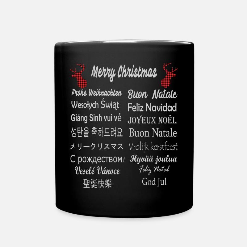 Christmas - Tasse einfarbig - Schwarz