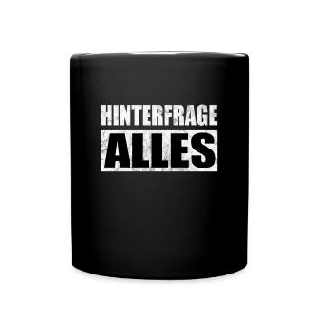 Déclaration de conspiration des Illuminati - Mug uni - noir - Devant