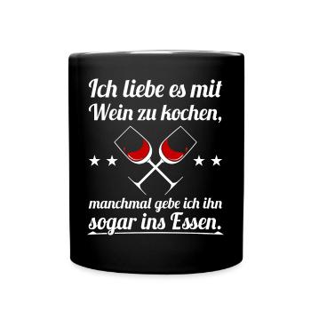 I love wine - Beaujolais Nouveau Day - Full Colour Mug - black - Front