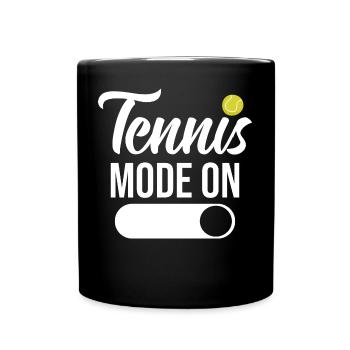 Tennis Mode De Tennis Mode Sur Tennis Joueurs - Mug uni - noir - Devant