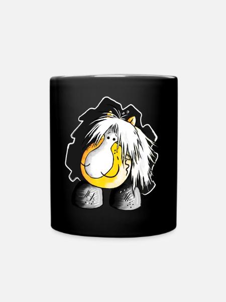 Haflinger - Hafi - Pferd - Tasse einfarbig - Schwarz