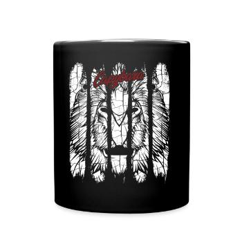 Capybara - Tasse einfarbig - Schwarz - Vorne
