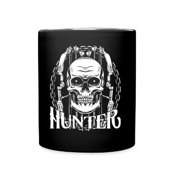 Bogenschütze - Tasse einfarbig - Schwarz - Vorne