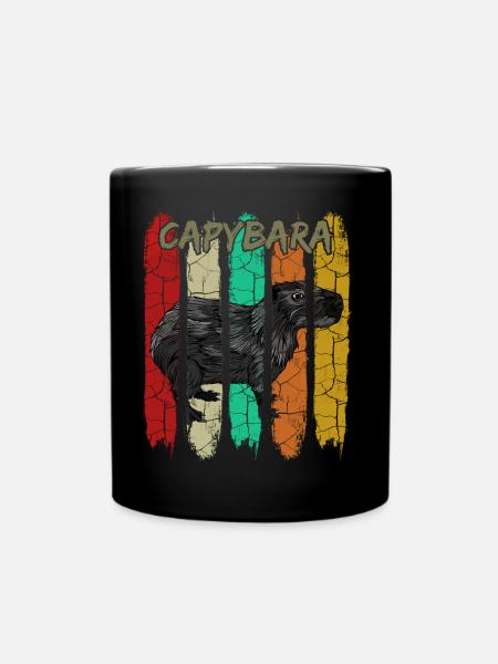 Capybara - Mug uni - noir
