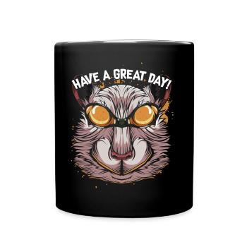 gerbil - Full Colour Mug - black - Front