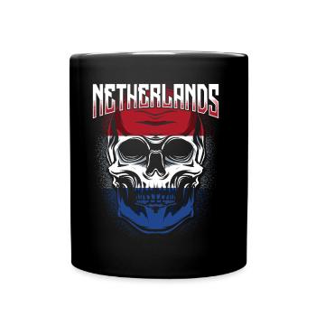 Pays-Bas - Mug uni - noir - Devant