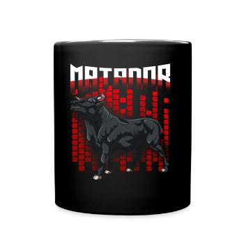 bull - Full Colour Mug - black - Front