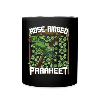 Papagei - Tasse einfarbig - Schwarz - Vorne