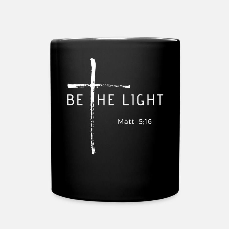 être la lumière - Mug uni - noir