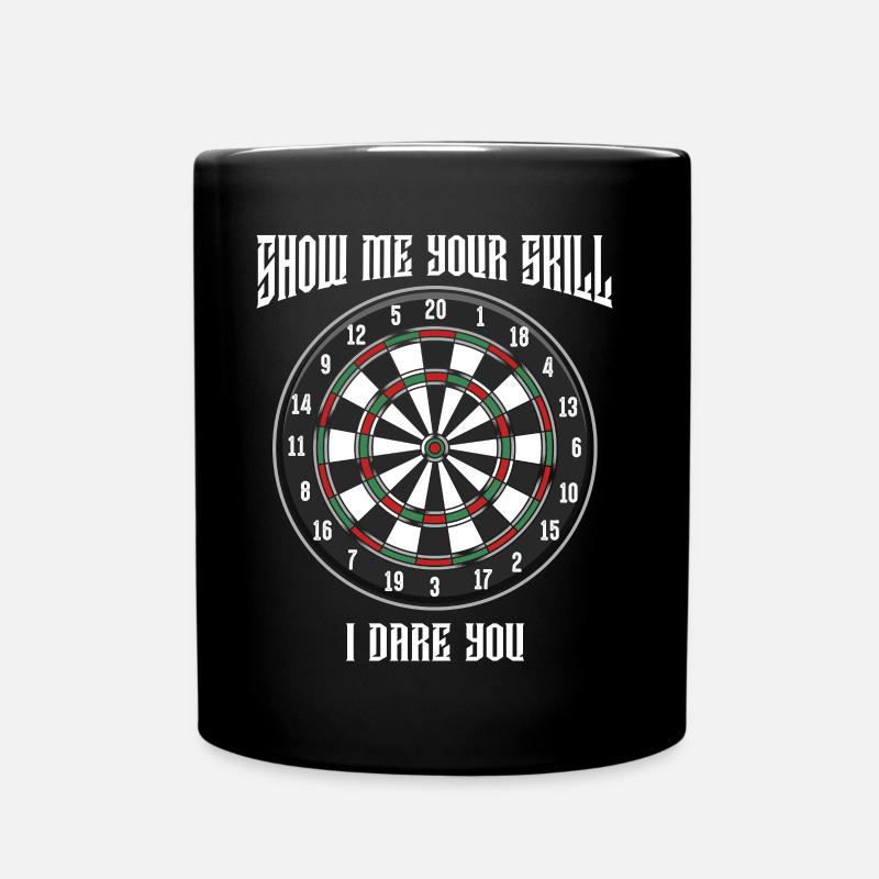 jeu de fléchettes - Mug uni - noir